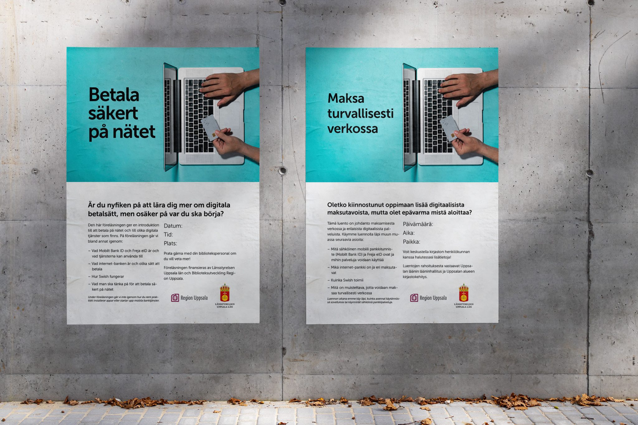 Layout och design av poster för Länsstyrelsen Uppsala Län